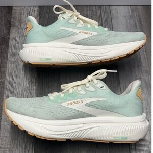Brooks Ghost 17 Womens Running Shoes Mint Green Cream 1204311B370 Size 6 B